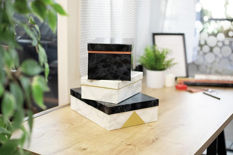 d-c-fix 346-0048 Decorative Self-Adhesive Film, Marble Black, 17" x 78" Roll - Image 4